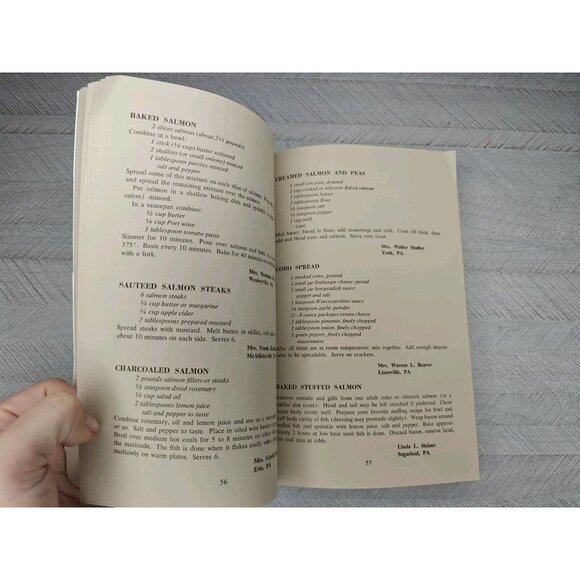 Pennsylvania Anglers' Cookbook Vintage Local Ethnic Cooking 1977 First Edition - Picture 6 of 6